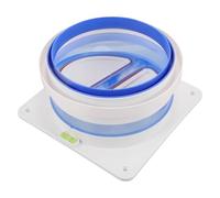 KOMBIUDA Válvula de Retención para Campana Extractora de Cocina Válvula Antirretorno de Aire para Ventilación Diseño de Doble Puerta Diámetro 150-180 MM Material Resistente Uso en