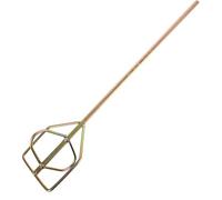 KOMBIUDA Varilla mezcladora de pintura para taladro, varilla batidora de acero resistente con cabeza hexagonal plana, herramienta multifuncional para mezclar cemento, yeso y lechada en construcción