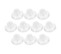 KOMBIUDA Ventosas de Rosca para Acuario Sujeción Manual, Fijación Fuerte, Abs y PVC Transparente, 4.5 Cm, para Incubadoras y Peceras, Kit de 10 Piezas, Accesorios para Reptiles y Anfibios