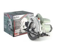 KOMBO - Sierra Circular 1200W con Disco Ø185 mm, Profundidad de Corte hasta 65 mm, Cortes en Bisel 0°-45°, Guía Lateral Incluida, 4500 rpm