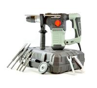 KOMBO - Taladro y Martillo Perforador Eléctrico de Percusión con Cable (1500 W)