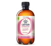 Kombucha con Almacenamiento sin frío. (Sin Azúcar Frambuesa, 400 ml)