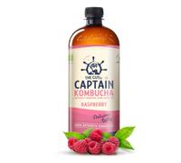 Captain Kombucha Raspberry, Té de Burbuja - 1000 ml