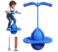 KOMEIYL Balón Saltarín Equilibrio Niños Balance Jumping Ball Pelota Saltarina con Asa Antideslizante Pelota Saltarina con Mango para Interior Exterior Gimnasio Hogar Sala de Estar
