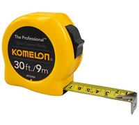 Komelon 4930IM The Professional Cinta eléctrica de escala métrica de 30 pies, color amarillo