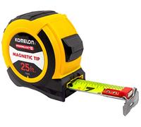 Komelon 73425; cinta métrica magnética Powerblade II de 25 pies x 1.05 pulgadas, negro/amarillo, pequeña
