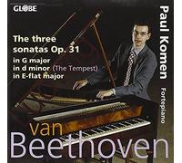 Paul Komen – Beethoven: Sonatas para piano Op. 31 – CD – Importación USA