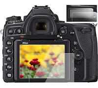 Komet D780 - Protector de pantalla para cámara Nikon D780 (2 pantallas superiores y 2 LCD), vidrio templado 9H, antiarañazos, ultra transparente, antiburbujas (4 paquetes)