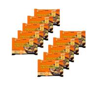 Komeya | Pack 10 Ramen Fideos Instantáneos Sabor Ternera - Instant Noodle Tallarines Coreano (1 unidad (Paquete de 10), Cilantra Picante)