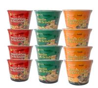Komeya | Pack 6 Taza Ramen Fideos Instantáneos Sabor Mezclados - Instant Noodle Cup Tallarines Coreano
