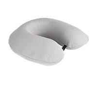 Komfortec Almohada de Viaje de Espuma viscoelástica para el Cuello, para avión, Coche, autobús, Tren y Camping, en Forma de U, Ligera, Color Gris