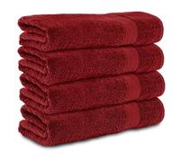 Komfortec Juego de 4 Toallas de Baño 70x140 cm, 100% Algodón