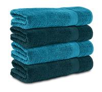 Komfortec Juego de 4 Toallas de Baño 70x140 cm