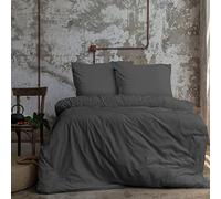 Komfortec Juego de Ropa de Cama Premium de 200 x 220 cm y 2 Fundas de Almohada de 80 x 80 cm, 100% Microfibra de poliéster Cepillado de 120 g/m², 3 Piezas, Funda nórdica de 200 x 220 + 80 x 80 cm,