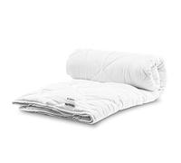 Komfortec Manta de Verano de 135 x 200 cm, Fina y Ligera, para Verano, Manta hipoalergénica, Color Blanco