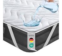 Komfortec Protector de colchón Impermeable de 90 x 200 cm, antiácaros, Transpirable, sin crujidos, Certificado Öko-Tex, para colchones para Camas con somier