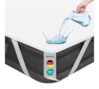 Komfortec Protector de colchón Impermeable de 90 x 200 cm, Juego de 2 Unidades, Transpirable, sin Arrugas, Certificado Öko-Tex, Ajuste cómodo, Color Blanco