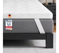 Komfortec Sobrecolchón de Gel de 5 Zonas, 140 x 200 cm, H3/H4, 7 cm de Altura