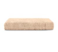 Komfortec Toalla de baño 100 x 200 cm de algodón 100% XXL, Suave, Grande, de Rizo, de Secado rápido, Color Beige
