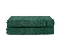 Komfortec Toallas de baño, 100% algodón, Secado rápido, 70 x 200 Pulgadas, Color Verde Oscuro