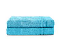 Komfortec Toallas de baño, 100% algodón, Secado rápido, 70 x 200, Turquesa