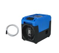 KOMFOTTEU Deshumidificador Eléctrico Profesional 60 L/Día, Deshumidificador Comercial Portátil con Temporizador de 24H, 2 Ruedas, Antihumedad para Habitaciones 65 m², Garajes, Sótanos (Azul)