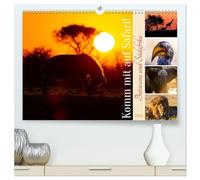 Komm mit auf Safari! Botswana und Südafrika (hochwertiger Premium Wandkalender 2026 DIN A2 quer), Kunstdruck in Hochglanz: Safari-Feeling fürs ganze Jahr!
