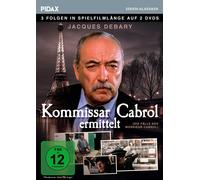 Kommissar Cabrol ermittelt (Die Fälle des Monsieur Cabrol) / 3 hochspannende Mitratekrimis in Spielfilmlänge - die Vorlage zur Kultserie "Dem Täter auf der Spur" (Pidax Serien-Klassiker) [DVD]