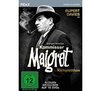 Kommissar Maigret - Komplettbox / 45 Folgen der legendären Kult-Serie mit Rupert Davies nach den Romanen von Georges Simenon (Pidax Serien-Klassiker) [DVD]