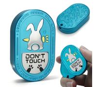 KOMO EDC Juguetes antiestrés para adultos, juguete sensorial EDC de aleación ligera con diseño antiestrés, ayuda a aliviar la ansiedad, herramienta portátil compacta para adultos (azul)