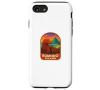 Komodo Island Dragon Mom and Baby - Insignia de Viaje para Regalo de Vida Silvestre Carcasa para iPhone SE (2020) / 7/8