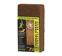 Komodo Ladrillo Compacto de Terreno Tropical, sustrato Natural para bosques o hábitats de Bosque Tropical