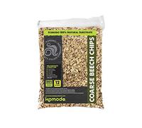 Komodo Sustrato de virutas de Haya Gruesa para Jaula de Reptiles, hábitat, hábitat, Natural, no tóxico, Duradero, Control de Humedad, 12 L