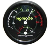 Komodo Termómetro e higrómetro combinados Analógico, Negro