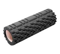Komoke Rodillo de masaje para columna vertebral y espalda, rodillo de masaje profesional para aliviar la tensión muscular, ideal para masaje de espalda, entrenamiento de fascia y pilates, 30 x 10 cm