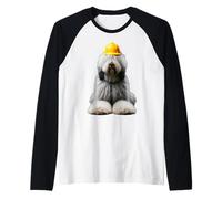 Komondor - Casco para perro, color amarillo Camiseta Manga Raglan