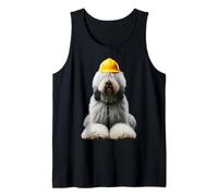 Komondor - Casco para perro, color amarillo Camiseta sin Mangas
