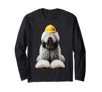 Komondor - Casco para perro, color amarillo Manga Larga