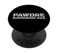 Komondor Dad Dog Owner Canine Father Design PopSockets PopGrip Adhesivo