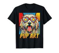 Komondor Dog Pop Art Estilo cómic Retro Camiseta