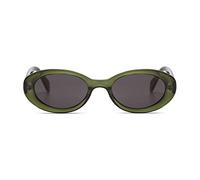 KOMONO Ana Fern Unisex Oval Bio Nylon G850 Sunglasses for Men and Women with UV Protection and Scratch-Resistant Lenses
