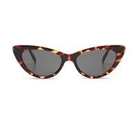 KOMONO Rosie Havana Unisex Cat-Eye Bio Nylon G850 Sunglasses for Men and Women with UV Protection and Scratch-Resistant Lenses