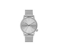 KOMONO Winston Royale Silver Men's Japanese Quartz Analogue Watch with Stainless Steel 304L Strap