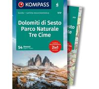 KOMPASS guida escursionistica Dolomiti di Sesto, Parco Naturale Tre Cime, 50 itinerari: cartina escursionistica, Download gratuito dei dati GPX: 5737