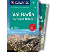 KOMPASS guida escursionistica Val Badia, Eccezionali Dolomiti, 50 itinerari: cartina escursionistica, Download gratuito dei dati GPX: 5739