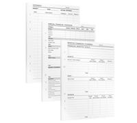 KOMPASS Planificador financiero, insertos presupuestarios A5, 25 hojas de recambio, seguimiento y ahorros, organizador financiero, recambio A5