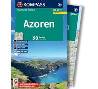 KOMPASS Wanderführer Azoren, 90 Touren mit Extra-Tourenkarte: mit Touren und GPS-Daten in der KOMPASS-App