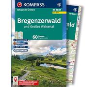 KOMPASS Wanderführer Bregenzerwald und Großes Walsertal, 60 Touren mit Extra-Tourenkarte: mit Touren und GPS-Daten in der KOMPASS-App: 5601