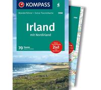 KOMPASS Wanderführer Irland mit Nordirland, 70 Touren mit Extra-Tourenkarte: GPS-Daten zum Download: 5988