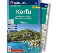 KOMPASS Wanderführer Korfu mit Paxos und den Diapontischen Inseln, 40 Touren mit Extra-Tourenkarte: mit Touren und GPS-Daten in der KOMPASS-App: 5965